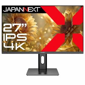 【ECサイト限定】 JAPANNEXT 27インチ IPSパネル搭載 4K(3840x2160)解像度 液晶モニター JN-IPS27U2-HSP HDMI DisplayPort HDR 高さ調整 ピボット(縦回転) 【2年】