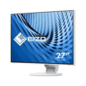 【中古】 EIZO FlexScan 27.0インチ ディスプレイモニター (4K UHD/IPSパネル/ノングレア/ホワイト/USB Type-C搭載/5&無輝点保証) EV2785-WT