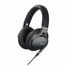 【中古】ソニー SONY ヘッドホン MDR-1AM2 B : ハイレゾ 密閉型 折りたたみ式 ケーブル着脱式/バランス接続 Φ4.4ケーブル同梱 リモコン/マイク付き 2018