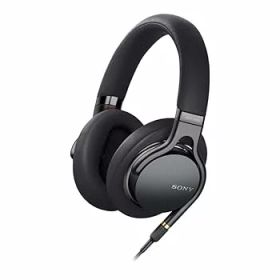 【中古】Sony MDR1AM2 有線 オーディオ オーバーヘッド ヘッドホン ブラック MDR-1AM2B