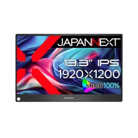 JN-MD-IPS133WUXGAR JAPANNEXT 13.3型 / 1920×1200 / HDMI miniDP USBC×1 / スピーカー有 / ブラック / 2年保証