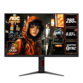 AOC Q27G4ZD/11 ゲーミング液晶ディスプレイ 26.5型/2560×1440/HDMI、DisplayPort/ブラック/スピーカー：なし/280Hz