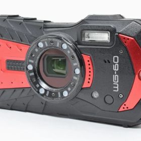 【96】ショット数少 RICOH リコー WG-60 防水 耐衝撃 レッド デジタルカメラ コンデジ