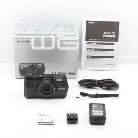 【美品】RICOH リコー コンデジ WG-6 ブラック JS129-00989