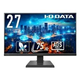 【送料無料】 アイ・オー・データ機器 ワイド液晶ディスプレイ 27型/1920×1080/アナログRGB、HDMI/ブラック/スピーカー：あり/よりサステナブルなディスプレイへ/3辺フレームレス DI-A271DB