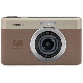 デジカメ コダック KODAK PIXPRO CLASSIC SERIES C1BN ブラウン コンパクト デジタル カメラ 1300万画素 26mm F2.0 単焦点レンズ 2.8インチ液晶モニター 上方向180° チルト式 フルハイビジョン動画撮影