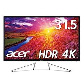 【中古】Acer モニター OmegaLine ET322QKwmiipx 31.5インチ VA 非光沢 4K 75Hz 4ms HDMIx2 DisplayPort HDR 10 FreeSync VESAマウント対応 スピーカー内