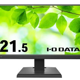 IODATA LCD-A221DB ワイド液晶ディスプレイ 21.5型/ 1920×1080/ アナログRGB、HDMI/ ブラック/ スピーカー：あり/ よりサステナブルなディスプレイへ/ 「5年保証」「無輝点保証」3辺フレームレス