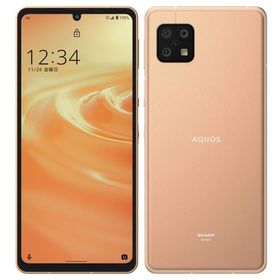 スマートフォン シャープ AQUOS Sense6 SHG07 4GB/64GB (au/ライトカッパー) [SHG07SMA] 携帯電話