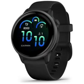 GARMIN｜ガーミン vivoactive 6 （ヴィヴォアクティブ 6） GPSスマートウォッチ Black / Slate 010-02985-30【Suica対応】