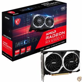 【5日最大1500円クーポン】MSI Radeon RX 6500 XT MECH 2X 4G OC グラフィックスボード VD7987