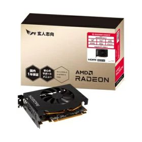 【中古】 玄人志向 グラフィックボード AMD Radeon RX6500XT GDDR6 4GB 搭載モデル 【品】 RD-RX6500XT-E4GB/SF