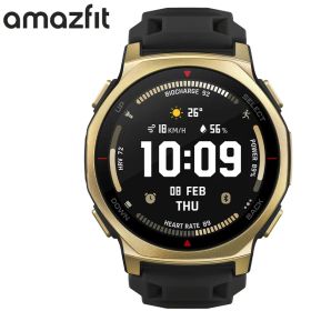アマズフィット 腕時計 AMAZFIT スマートウォッチ ティーレックスプロ T-REX3 PRO メンズ ブラック シリコン ベルト SP170079-C238 シンプル カジュアル アウトドア ランニング スポーツ 防水 睡眠 健康管理 実用性 おしゃれ ブランド プレゼント 新社会人 卒業 入学