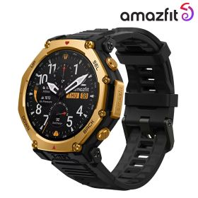 アマズフィット T-Rex 3 Pro 充電式クォーツ スマートウォッチ ブランド メンズ レディース チタン Bluetooth 健康 Amazfit SP170078-C238 デジタル ブラック 黒