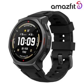 アマズフィット T-Rex 3 Pro 44mm 充電式クォーツ スマートウォッチ ブランド メンズ レディース チタン Bluetooth Amazfit SP170079-C239 デジタル ブラック タクティカルブラック 黒