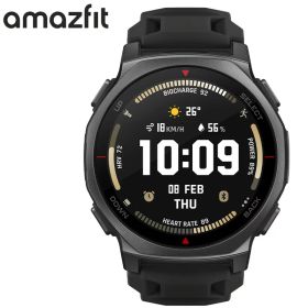 アマズフィット 腕時計 AMAZFIT スマートウォッチ ティーレックスプロ T-REX3 PRO メンズ ブラック シリコン ベルト SP170079-C239 シンプル カジュアル アウトドア ランニング スポーツ 防水 睡眠 健康管理 実用性 人気 おすすめ おしゃれ ブランド プレゼント ギフト