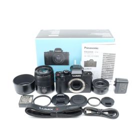 ショット数244回！箱、フード付き！■ほぼ新品■ PANASONIC DC-G100DW ダブルズームキット