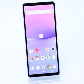 【液晶美品＊電池良好】docomo SIMフリー Xperia 10 V SO-52D ラベンダー