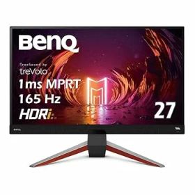 【中古】ベンキュージャパン BenQ MOBIUZ EX2710Q ゲーミングモニター (27インチ/165Hz/IPS/WQHD/1ms/HDRi/HDR400/FreeSync Premium 2.1ch treVoloスピー