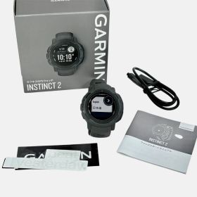 【展示品】Garmin Instinct 2 Graphite Suica対応 GPSスマートウォッチ タフネス ロングバッテリー