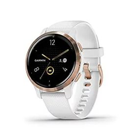 【中古】GARMIN(ガーミン) スマートウォッチ GPS Venu 2S White/Rose Gold 010-02429-63 小