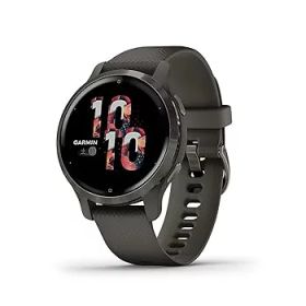 【中古】GARMIN(ガーミン) スマートウォッチ GPS Venu 2S Graphite/Slate 【日本正規品】 010-02429-60 小 ブラック