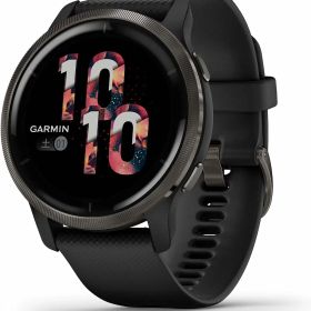 【Android/iOS対応】Garmin(ガーミン) Venu 2 スマートウォッチ [フル充電で11日間稼働/Suica 対応/睡眠分析/ストレス値/BodyBattery/スマートフォンと接続で電話、メール、LINEを通知]未使用品/送料無料/激安処分