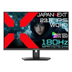 JAPANNEXT JN-IPS238G180Q ゲーミングモニター ［23.8型 /WQHD(2560×1440） /ワイド /180Hz］ JNIPS238G180Q 【sof001】 [振込不可] [代引不可]