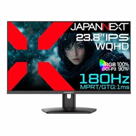 JAPANNEXT 23.8インチ IPSパネル 180Hz WQHD(2560x1440)解像度 ゲーミングモニター JN-IPS238G180Q HDMI DP HDR 1ms(GTG/MPRT) sRGB 100% PS5 120Hz 【2年】