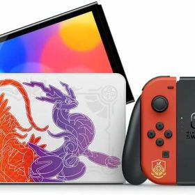 中古 Nintendo Switch(有機ELモデル) スカーレット・バイオレットエディション