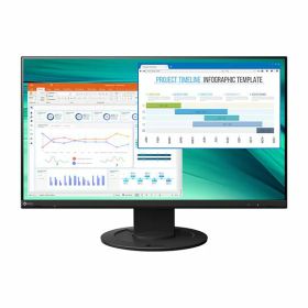 (LINEクーポン有)EV2460-BK 直送 代引不可・他メーカー同梱不可 カラー液晶モニター 23．8型 ブラック EV2460BK
