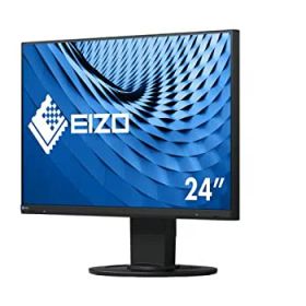 【中古】(非常に良い)EIZO カラー液晶モニター 23.8型 ブラック EV2460-BK