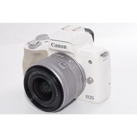 【オススメ】Canon ミラーレス一眼カメラ EOS Kiss M ダブルズームキット ホワイト EOSKISSMWH-WZK(ミラーレス一眼)