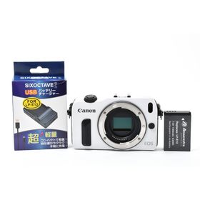 キヤノン(Canon)の＜1125＞【良品】Canon EOS M ホワイト ミラーレス一眼ボディ(ミラーレス一眼)
