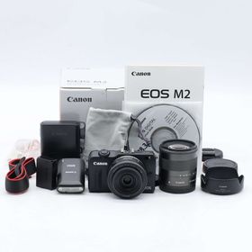 超美品★ Canon EOS M2 ダブルレンズキット #979(ミラーレス一眼)