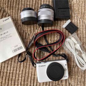 キヤノン(Canon)のCanon EOS M10 Wレンズキット WH(ミラーレス一眼)