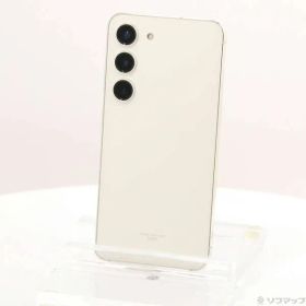 ソフマップ 〔中古品〕 Galaxy S23 256GB クリーム SCG19 au SIMフリー【198】