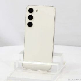 ソフマップ 〔中古品〕 Galaxy S23 256GB クリーム SCG19 au SIMフリー【377】