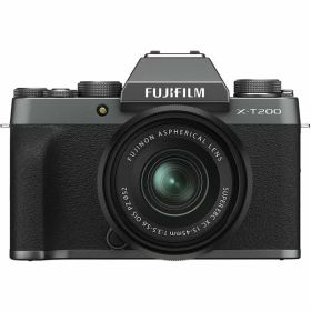 【中古】フジフィルム FUJIFILM X-T200レンズキット ダークシルバー X-T200LK-DS