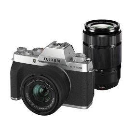 【中古】【1年保証】【美品】FUJIFILM X-T200 ダブルズームレンズキット シルバー