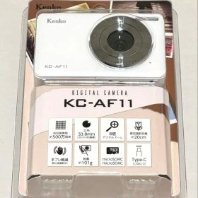 新品 Kenko KC-AF11 ホワイト コンパクトカメラ お散歩カメラ