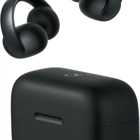 【ポイント2倍】 【1.000円引クーポン付】 Anker Soundcore AeroClip（Bluetooth 5.4）【オープンイヤー型ワイヤレスイヤホン/イヤーカフ/ IP55 防塵・防水規格 / 最大32時間再生 / マルチポイント接続】ミッドナイトブラック 送料無料