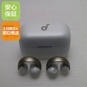 【中古】新品同様 Anker Soundcore AeroClip ホワイト & ゴールド オープンイヤー ANKER 安心保証 即日発送 土日祝発送OK