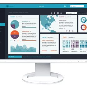 【送料無料】EIZO EV2490-WT 液晶ディスプレイ 23.8型/ 1920×1080/ HDMI、DisplayPort、USB Type-C/ ホワイト/ スピーカー：あり【在庫目安:僅少】| 家電 ディスプレイ