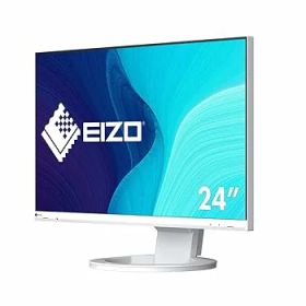 【中古】(未使用品)EIZO FlexScan EV2490-WT （23.8型モニター／1920×1080／USB Type-C対応／デイジーチェーン機能搭載／アンチグレアIPS／疲れ目軽減／ホワイト／