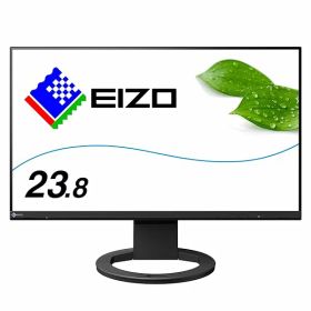EIZO バックオフィス向けデイジーチェーン対応モニター | FlexScan EV2490-BK | 23.8型フルHD・USB Type-C(70W給電)・スタンド可動・ブラック