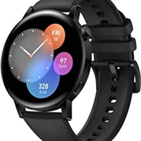 HUAWEI WATCH GT 3 42mm スマートウォッチ 1.32インチAMOLEDタッチディスプレイ 長時間駆動バッテリー デュアルバンド5種GPS対応 血中酸素レベル常時測定 パーソナルAIランニングコーチ 心拍数モニタリング 100種+ワー