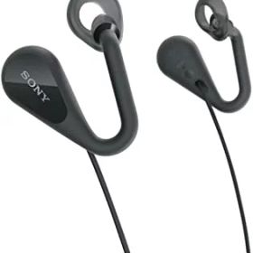 【中古】ソニー イヤホン STH40DJP : インイヤー / 開放型 / デュアルリスニング / マイク付 2018年モデル ブラック STH40DJP B