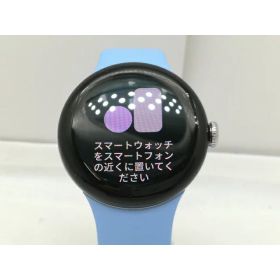 【中古】Google Pixel Watch2 Bluetooth/Wi-Fiモデル PolishedSilverアルミケース/Bayアクティブバンド【川崎】保証期間1ヶ月【ランクC】