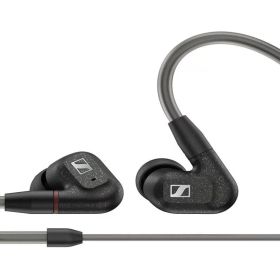 ゼンハイザー Sennheiser イヤホン 有線 IE 300 ブラック ダイナミック カナル型 オーディオファイル MMCX 高遮音性 【国内正規品】